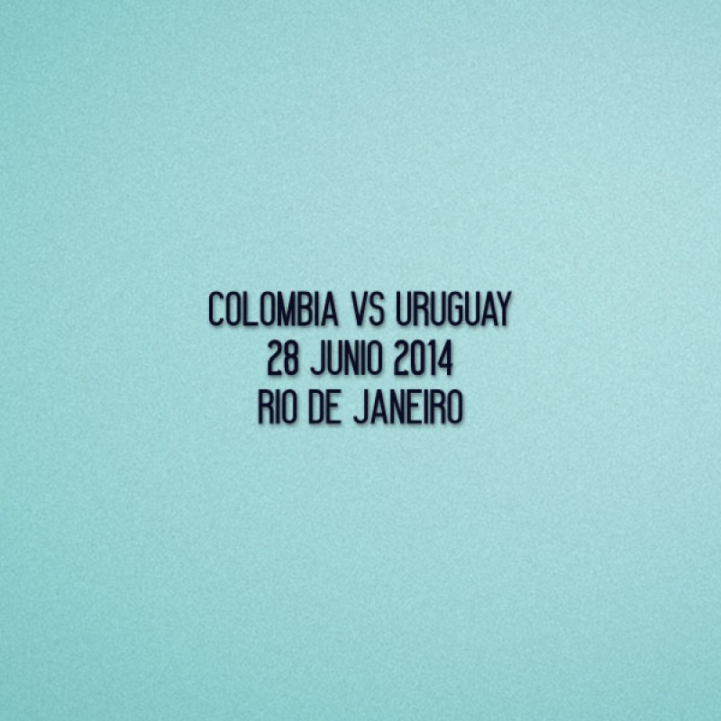 FIFA World Cup 2014  Colombia Home - Colombia VS Uruguay Match Details