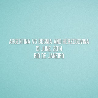 FIFA World Cup 2014 Bosnia and Herzegovina Home - Argentina VS Bosnia and Herzegovina Match Details