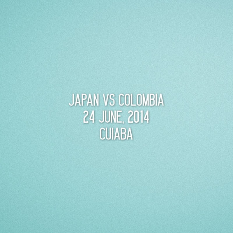 FIFA World Cup 2014 Japan Home - Japan VS Colombia Match Details