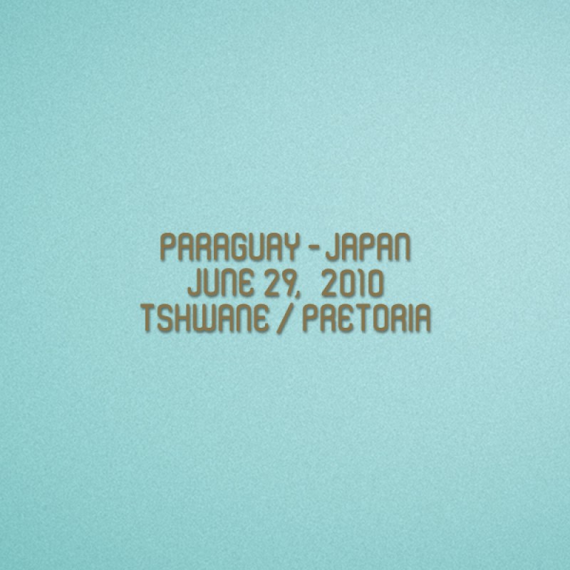 FIFA World Cup 2010 Japan Home - Paraguay VS Japan Match Details