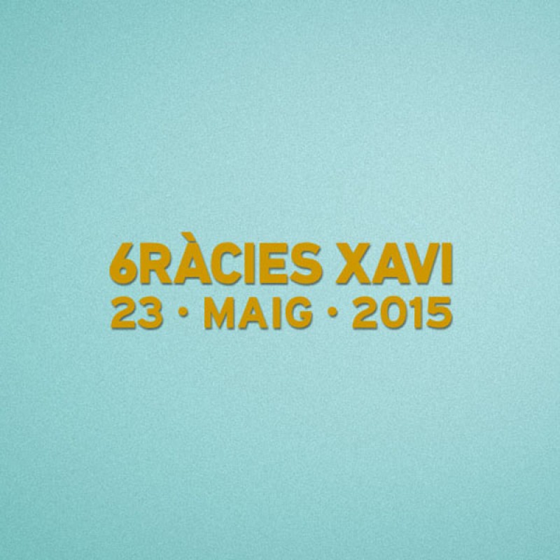 Barcelona 2015 - 6RACIE Xavi Last Game Match Detail 23 MAIG 2015