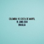 FIFA World Cup 2014 Colombia Home - Colombia VS Cote Divoire Match Details