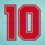 AC Milan 1987-1993 Gullit #10 Awaykit Nameset Printing