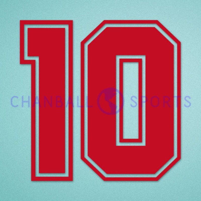 AC Milan 1987-1993 Gullit #10 Awaykit Nameset Printing
