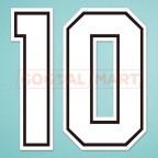 AC Milan 1993-1995 Gullit #10 Homekit Nameset Printing 