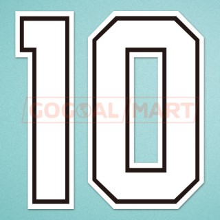 AC Milan 1993-1995 Gullit #10 Homekit Nameset Printing 