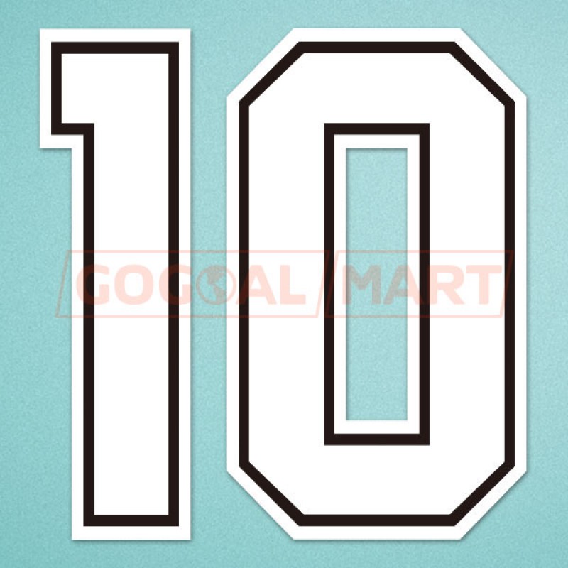 AC Milan 1993-1995 Gullit #10 Homekit Nameset Printing 