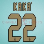 AC Milan 2004-2007 Kaka #22 Homekit Nameset Printing 