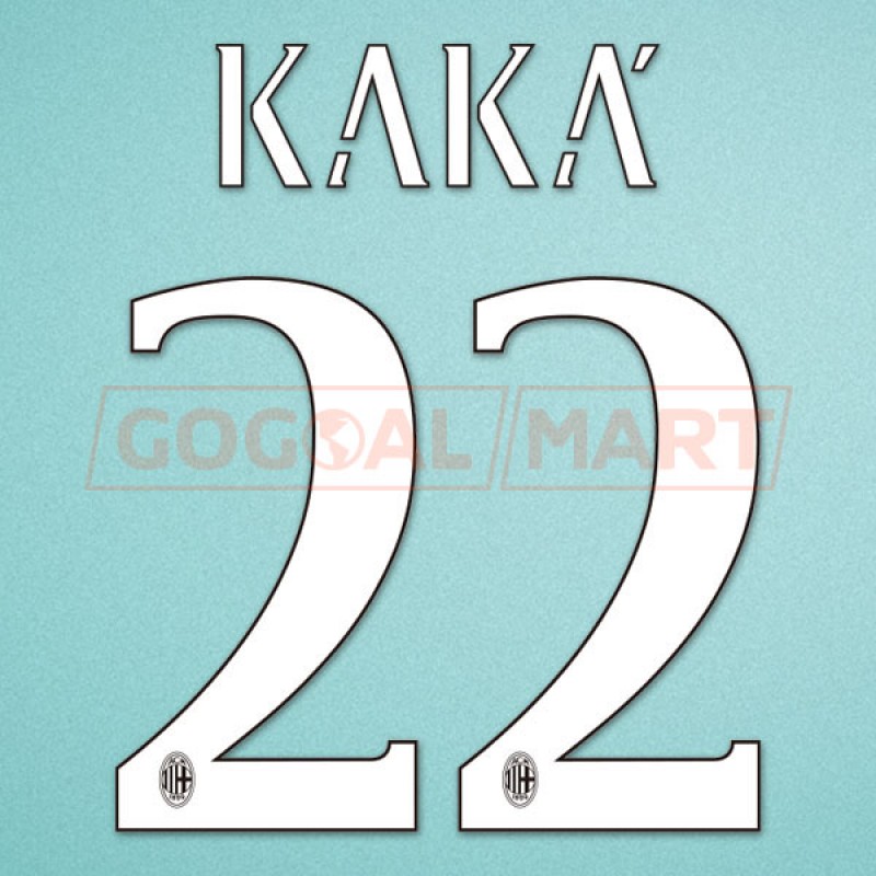 AC Milan 2014-2015 Kaka #22 Homekit Nameset Printing 