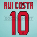 AC Milan 2004-2007 Rui Costa #10 Awaykit Nameset Printing