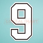 AC Milan 1993-1995 Van Basten #9 Homekit Nameset Printing 