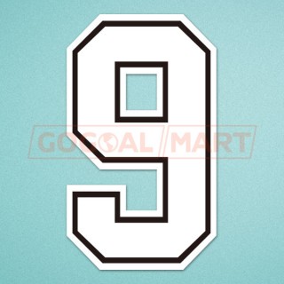 AC Milan 1993-1995 Van Basten #9 Homekit Nameset Printing 