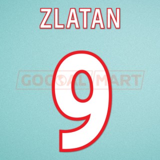 Ajax 2001-2002 Zlatan #9 Champions League Homekit Nameset Printing