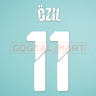Arsenal 2014-2015 Ozil #11 FA Cup Homekit Nameset Printing