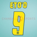 Barcelona 2004-2006 Eto #9 Homekit Nameset Printing