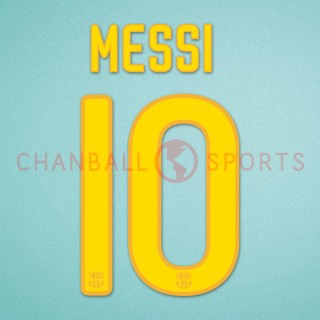 Barcelona 2011-2012 Messi #10 Home/Awaykit Nameset Printing