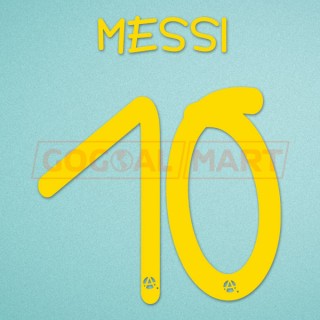 Barcelona 2013 Messi #10 Gamper Trophy Homekit Nameset Printing