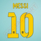 Barcelona 2014-2015 Messi #10 Homekit Nameset Printing