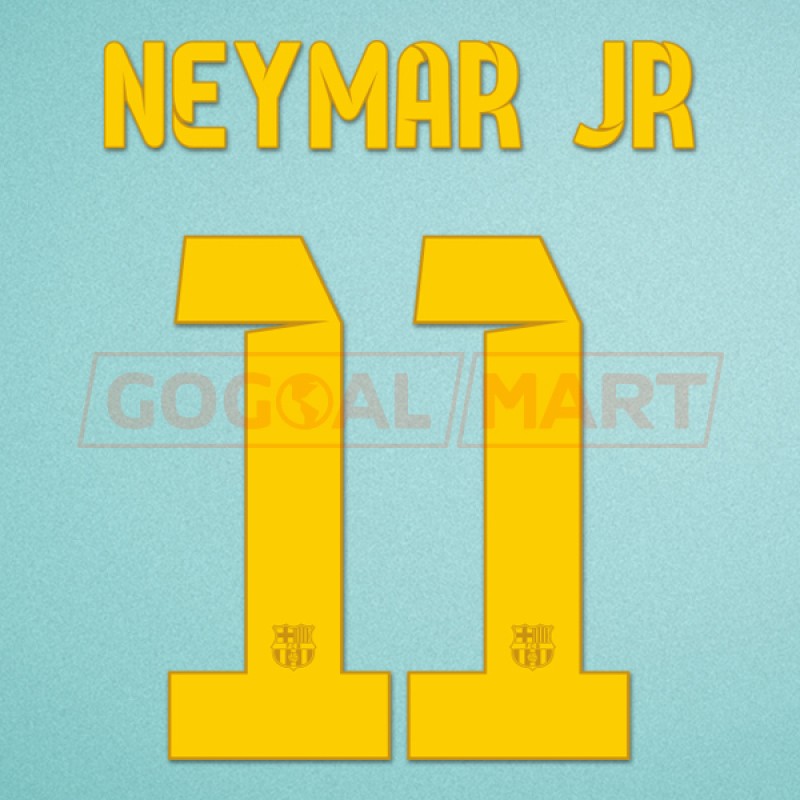 Barcelona 2013-2014 Neymar #11 Homekit Nameset Printing