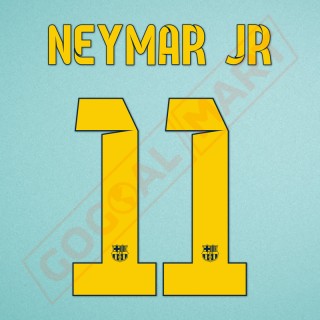 Barcelona 2014-2015 Neymar #11 Homekit Nameset Printing