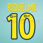 Barcelona 2002-2003 Riquelme #10 Homekit Nameset Printing