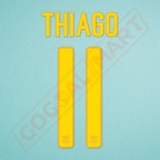 Barcelona 2011-2012 Thiago #11 Home/Awaykit Nameset Printing
