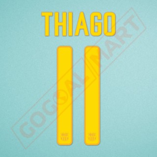 Barcelona 2011-2012 Thiago #11 Home/Awaykit Nameset Printing