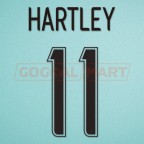 Celtic 2006-2007 Hartley #11 Homekit Nameset Printing