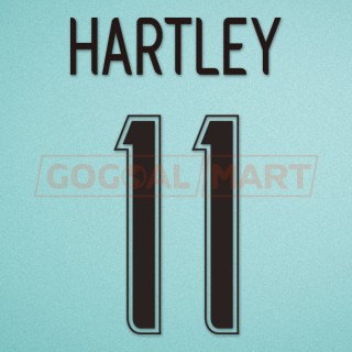 Celtic 2006-2007 Hartley #11 Homekit Nameset Printing
