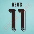 Dortmund 2015-2016 Reus #11 Home/3rd Awaykit Nameset Printing