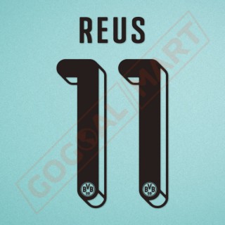 Dortmund 2015-2016 Reus #11 Home/3rd Awaykit Nameset Printing