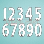 England Premier League 2007-2013 White Color Any Number