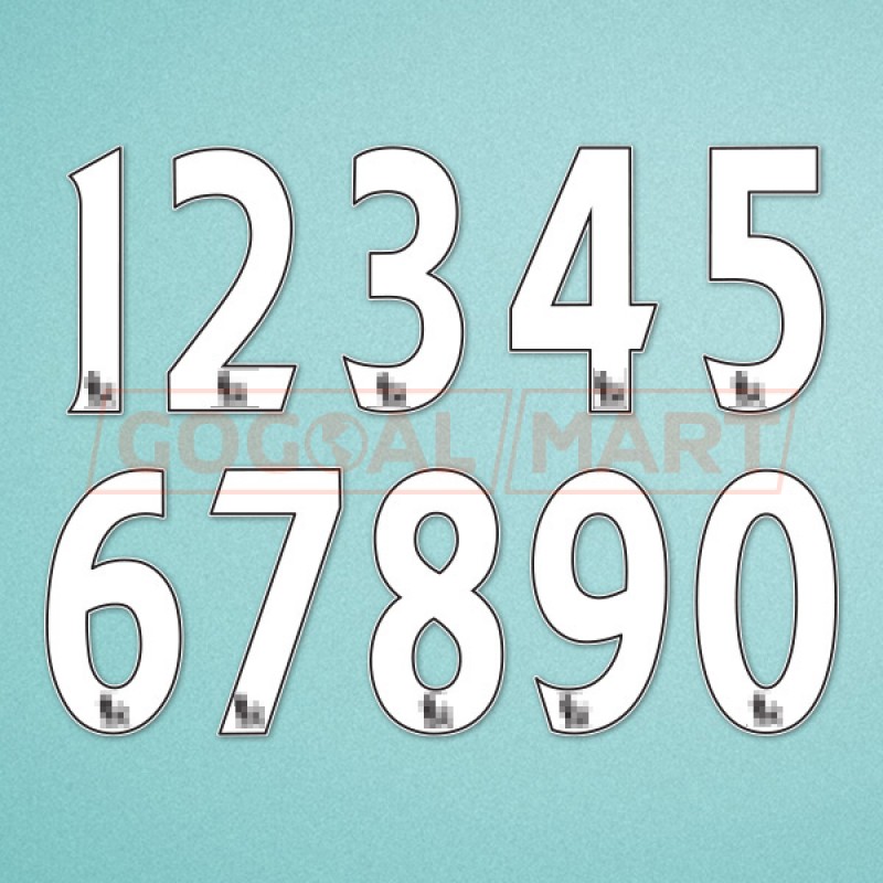 England Premier League 2007-2013 White Color Any Number