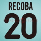 Inter Milan 2000-2002 Recoba #20 Awaykit Nameset Printing