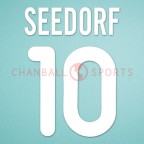 Inter Milan 2000-2002 Seedorf #10 Homekit Nameset Printing
