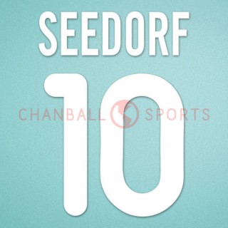 Inter Milan 2000-2002 Seedorf #10 Homekit Nameset Printing