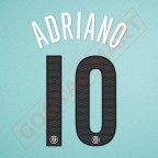 Inter Milan 2004-2005 Adriano #10 Awaykit Nameset Printing