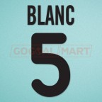 Inter Milan 2000-2002 Blanc #5 Awaykit  Nameset Printing