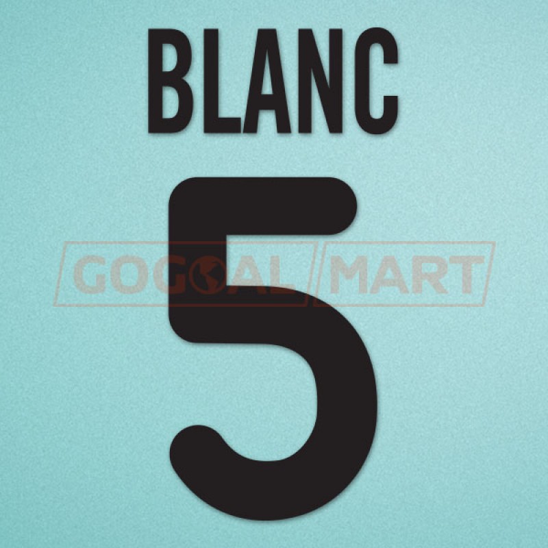 Inter Milan 2000-2002 Blanc #5 Awaykit  Nameset Printing