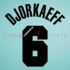Inter Milan 1996-1997 Djorkaeff #6 Awaykit Nameset Printing