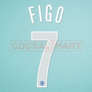 Inter Milan 2004-2006 Figo #7 Champions League Homekit Nameset Printing