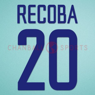 Inter Milan 2002-2004 Recoba #20 3rd Awaykit Nameset Printing