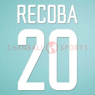 Inter Milan 2002-2004 Recoba #20 Homekit Nameset Printing