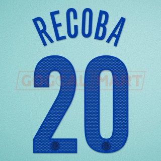 Inter Milan 2005-2006 Recoba #20 Awaykit Nameset Printing