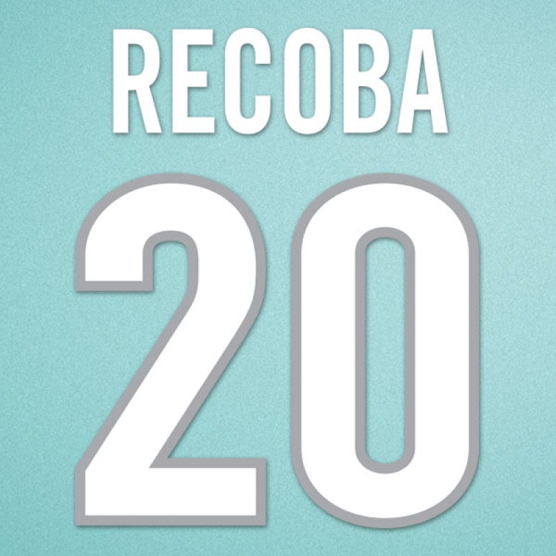 Inter Milan 1999-2000 recoba #20 Homekit Nameset Printing