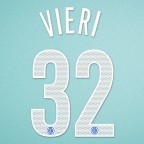 Inter Milan 2004-2006 Vieri #32 Homekit Nameset Printing