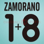 Inter Milan 2000-2001 Zamorano #18 Awaykit Nameset Printing