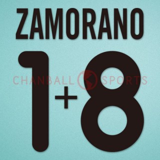 Inter Milan 2000-2001 Zamorano #18 Awaykit Nameset Printing