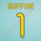 Juventus 2008-2010 Buffon #1 Home/Away/3rd Awaykit Nameset Printing 