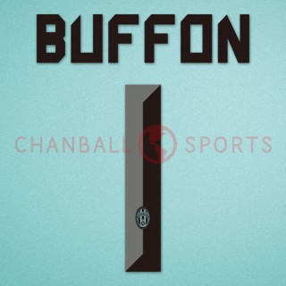 Juventus 2010-2012 Buffon #1 Awaykit Nameset Printing 